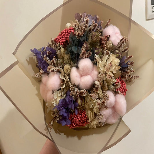 Dried Hand Bouquet